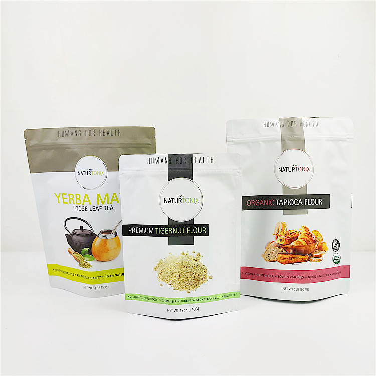 100mic CMYK Kunststoffgehäuse-Beutel-Getreide ISO-Gravüre Plastik stehen oben Beutel