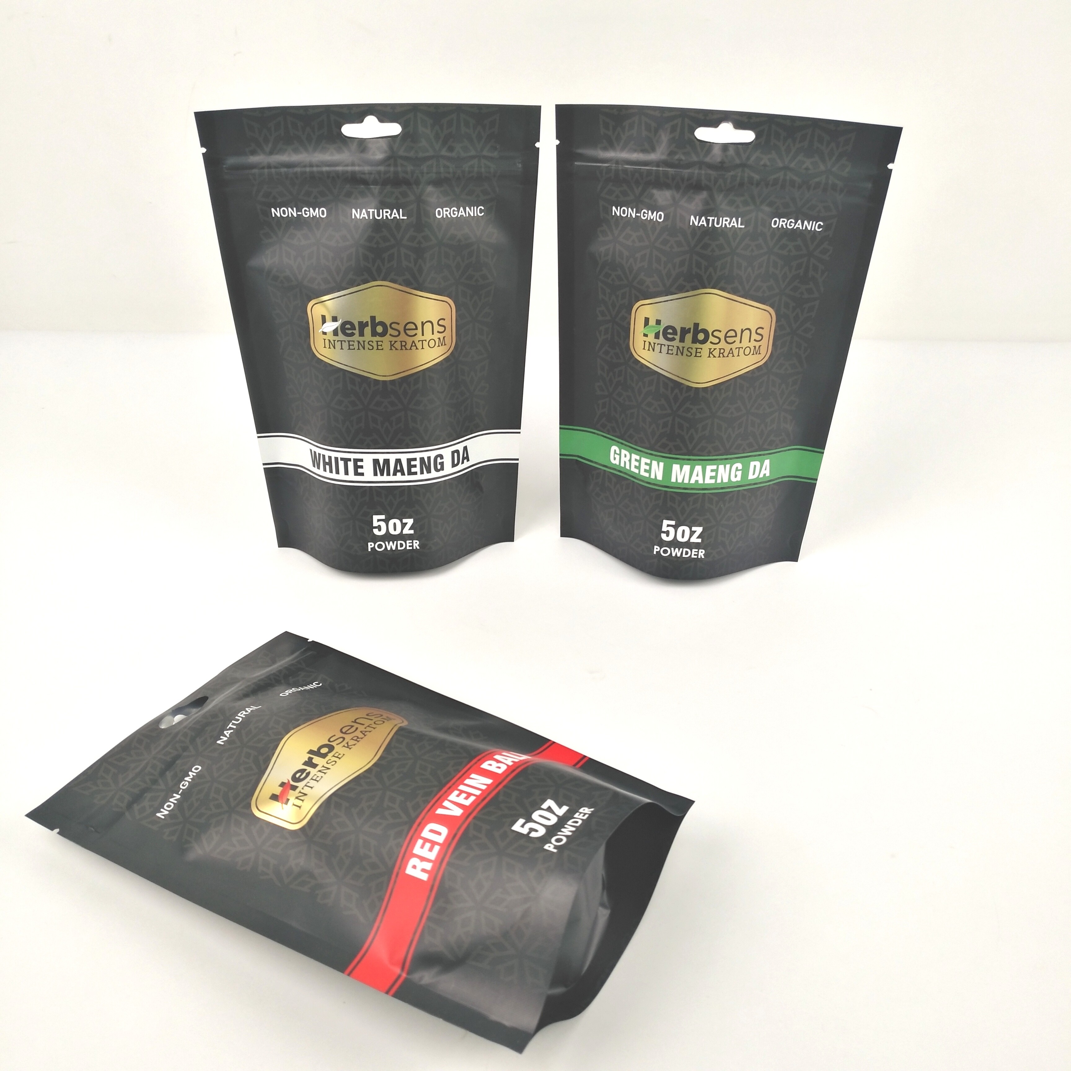 200g Vmpet 10C lamellierte die Plastikbeutel, die schwarzen Matte Mopp verpacken