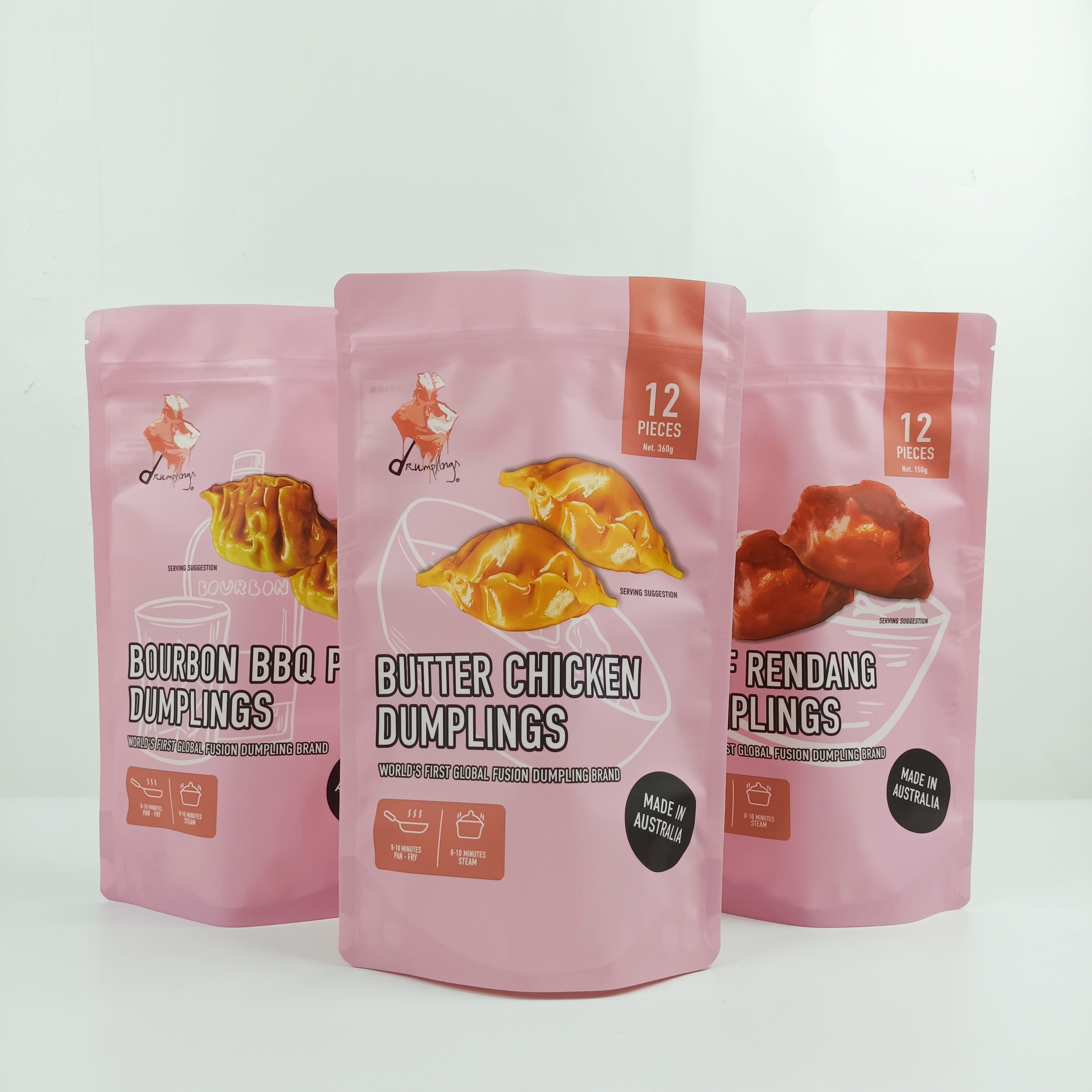 Stehen Verpackentaschen-PA 1.5c Matte Opp Gravure Zipper Locks herauf Verpackentasche