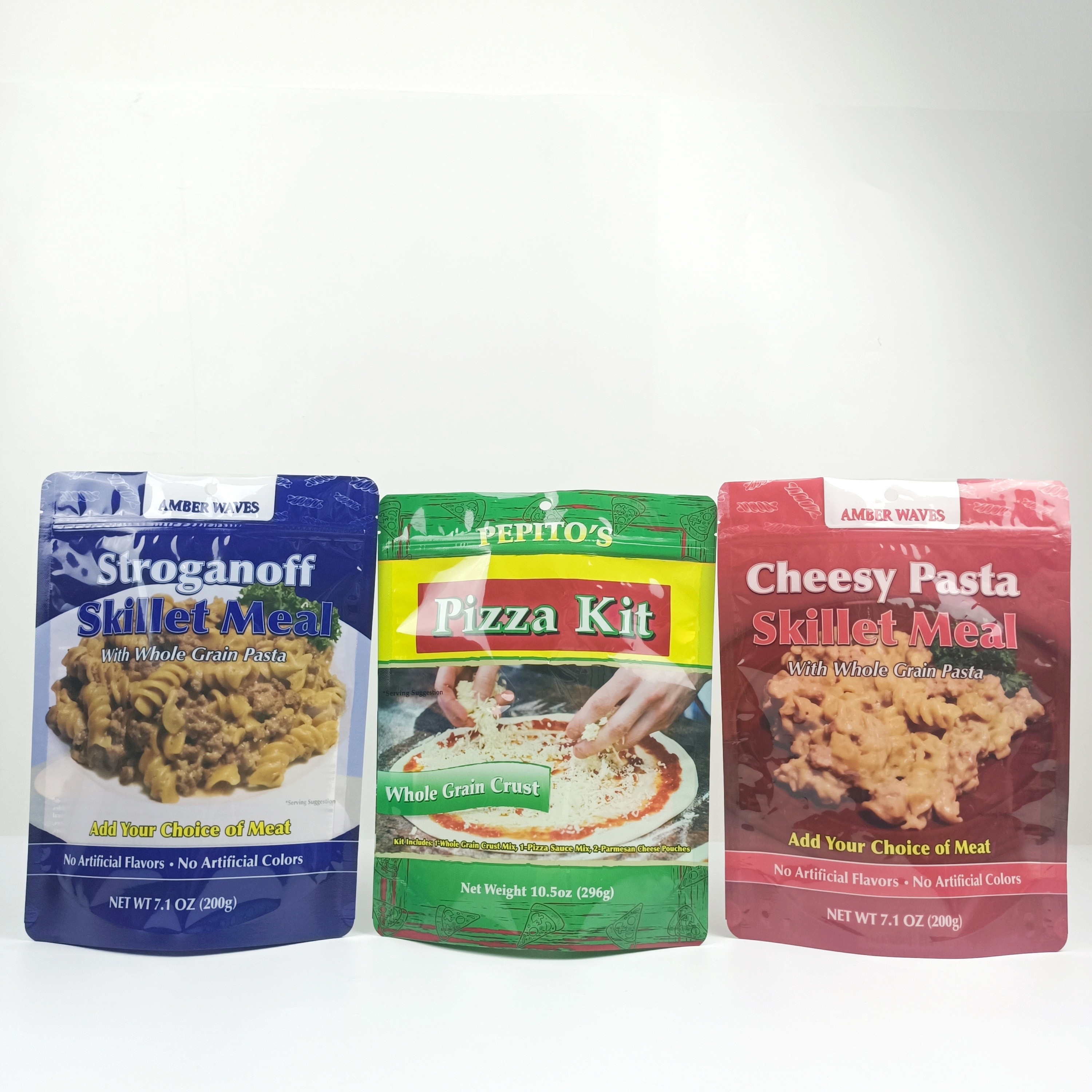 Wiederversiegelbarer Plastik Reißverschluss CMYK Mopp sackt Retorten-Beutel Plastik-Doypack-Tasche ein