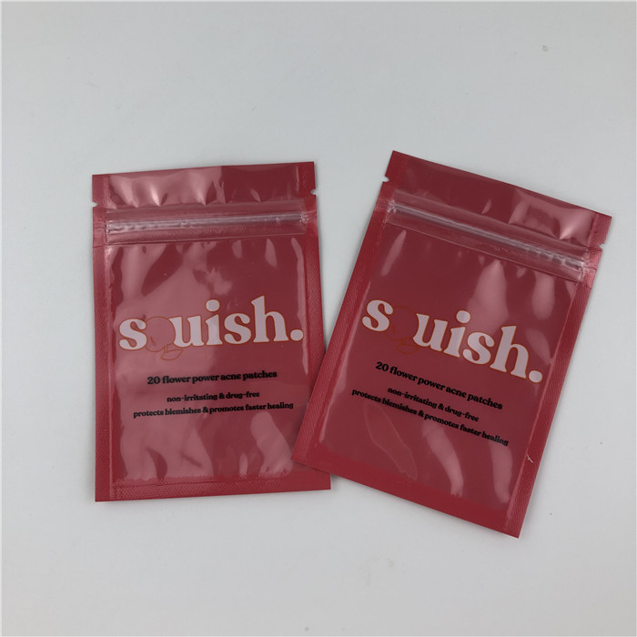 Gravüren-Plastik-Reißverschluss-Tasche 0.7c Al With Clear Front Window 120mic MOPP