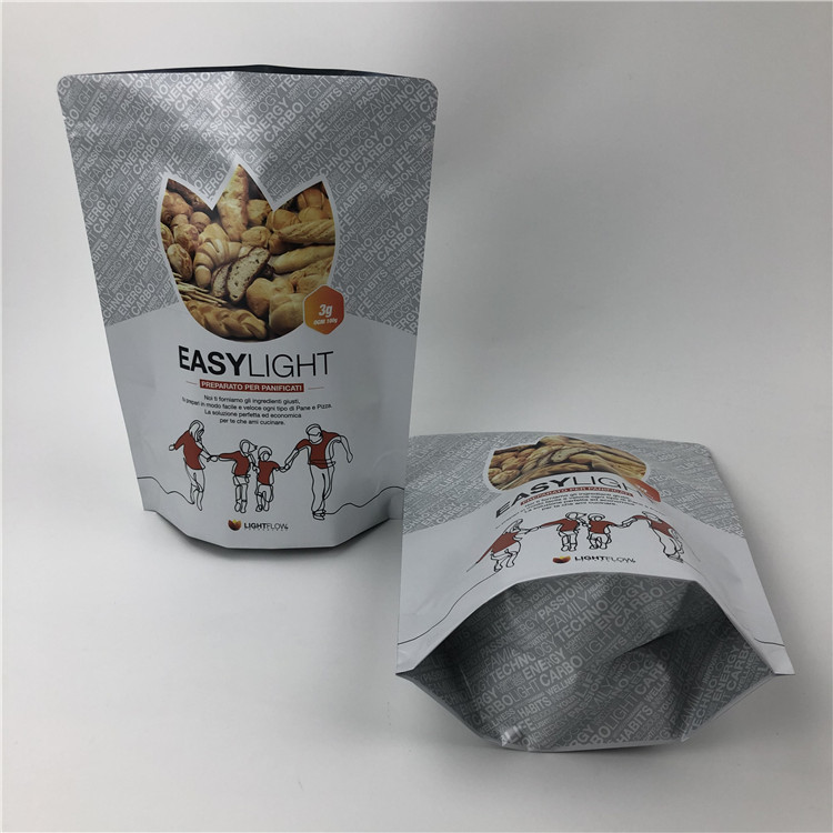 200mic CMYK MOPP Moringa stehen herauf Tasche 1000g SGS mit Reißverschluss für Protein-Pulver