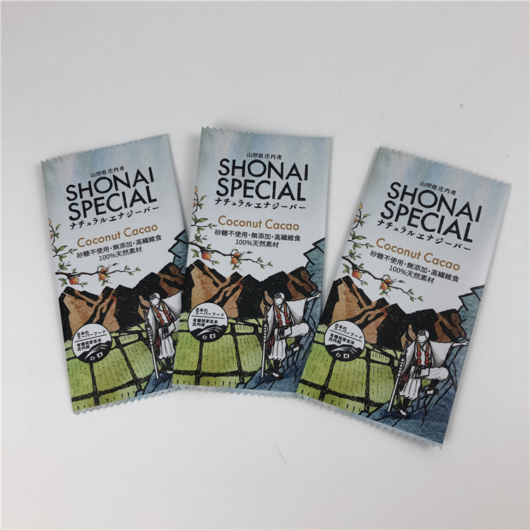 Hintere versiegelnde kundengebundene Taschen-Nahrungsmittelgrad-Plastikmüsliriegel-Verpackung für das Schokoladen-/Energieriegel-Verpacken