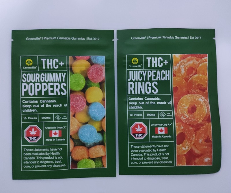 Aluminiumfolie-Freunde 1g 4g 7g 10g, die Geruch-Beweistasche des Tasche CBD gummies Beuteldeltas 8 mit Reißverschluss verpacken