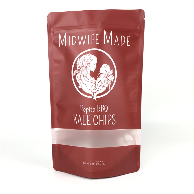 Aluminiumverpacken- der Lebensmitteltasche Matte Effect Plastic Laminated Stand herauf Tee Mischveggies-Beutel-Beutel für Chips