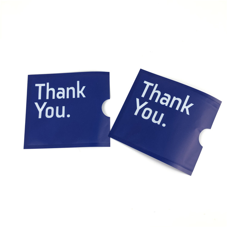 Großhandels- Druckgewohnheit formen Verpackentaschen Plastik-Matte Opp Heat Sealing Custom-Einsatz-Karten-Plastik