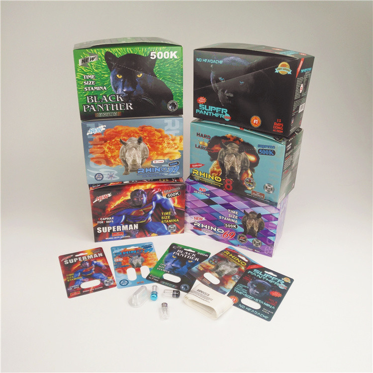 Pillen 90mic tapezieren der Karten-3D ganz eigenhändig geschriebe die Plastikkapsel-Blase Karten-des Nashorn-7