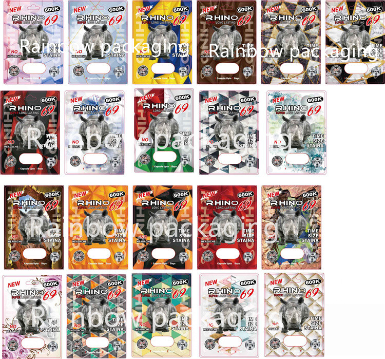 Behälter-Kugel 120mic CMYK steife Rox Plastikfür sexuelle Verbesserungs-Kapsel