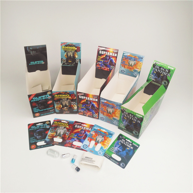 Pillen-Blasen-Karte Pantone CYMK CMRK des Vergrößerer-90mic mit Schaukarton