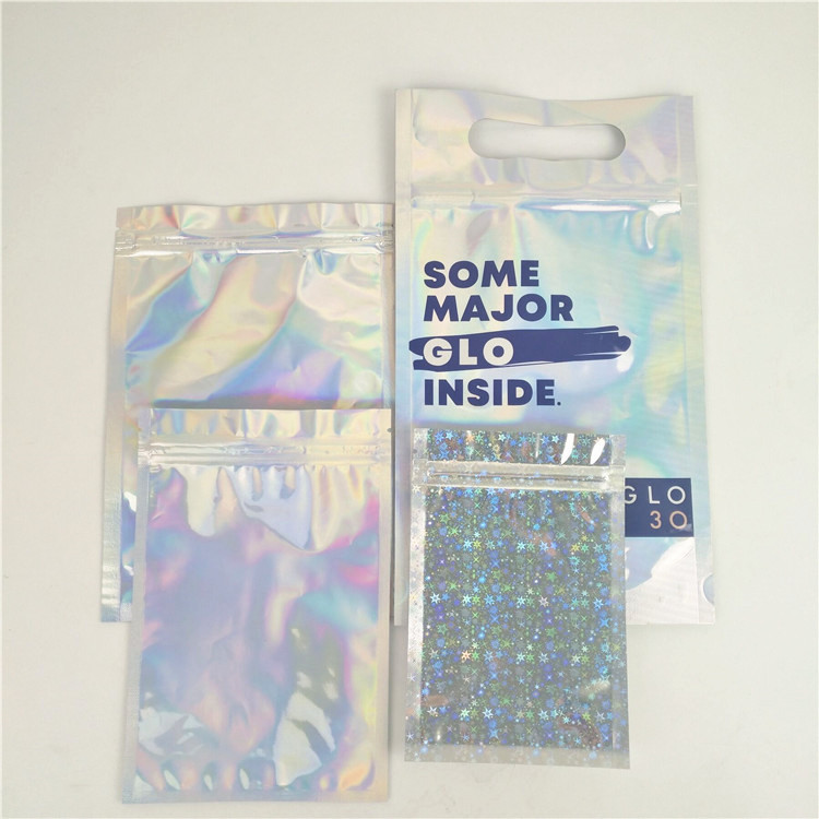 Glatte UV-CMYK-Reißverschluss-ganz eigenhändig geschriebe Taschen MOPP-Plastikverpacken- der Lebensmitteltasche