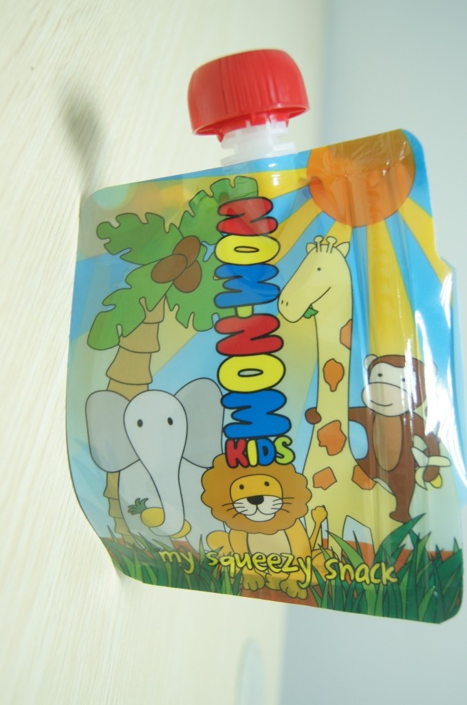 Kundenspezifischer materieller Säuglingsnahrungs-Aluminiumfolie-Tüllen-Beutel, der mit vollem Drucken verpackt