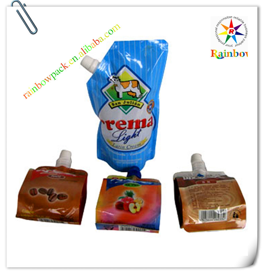 Aluminiumfolie stehen einsackt oben HAUSTIER/NY/PET Nahrungsmittelgrad mit farbigem Drucken