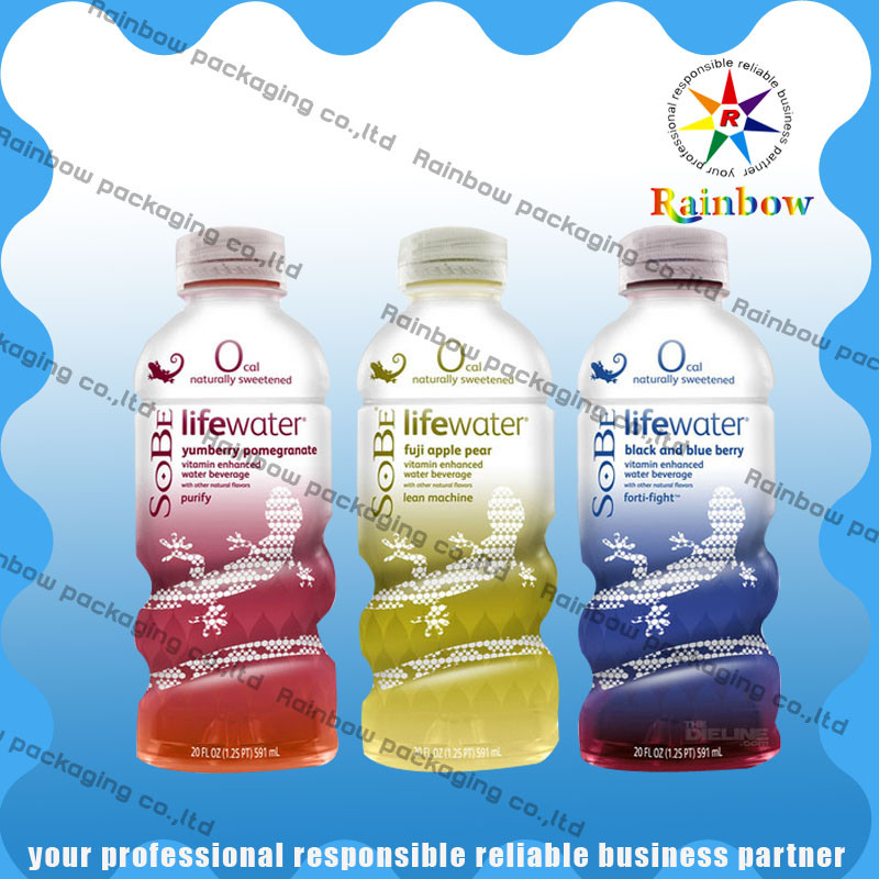 Getränk-Flaschen-Psychiaters-Verpackung Sleeves das kundenspezifische wärmeempfindliche Drucken imprägniern