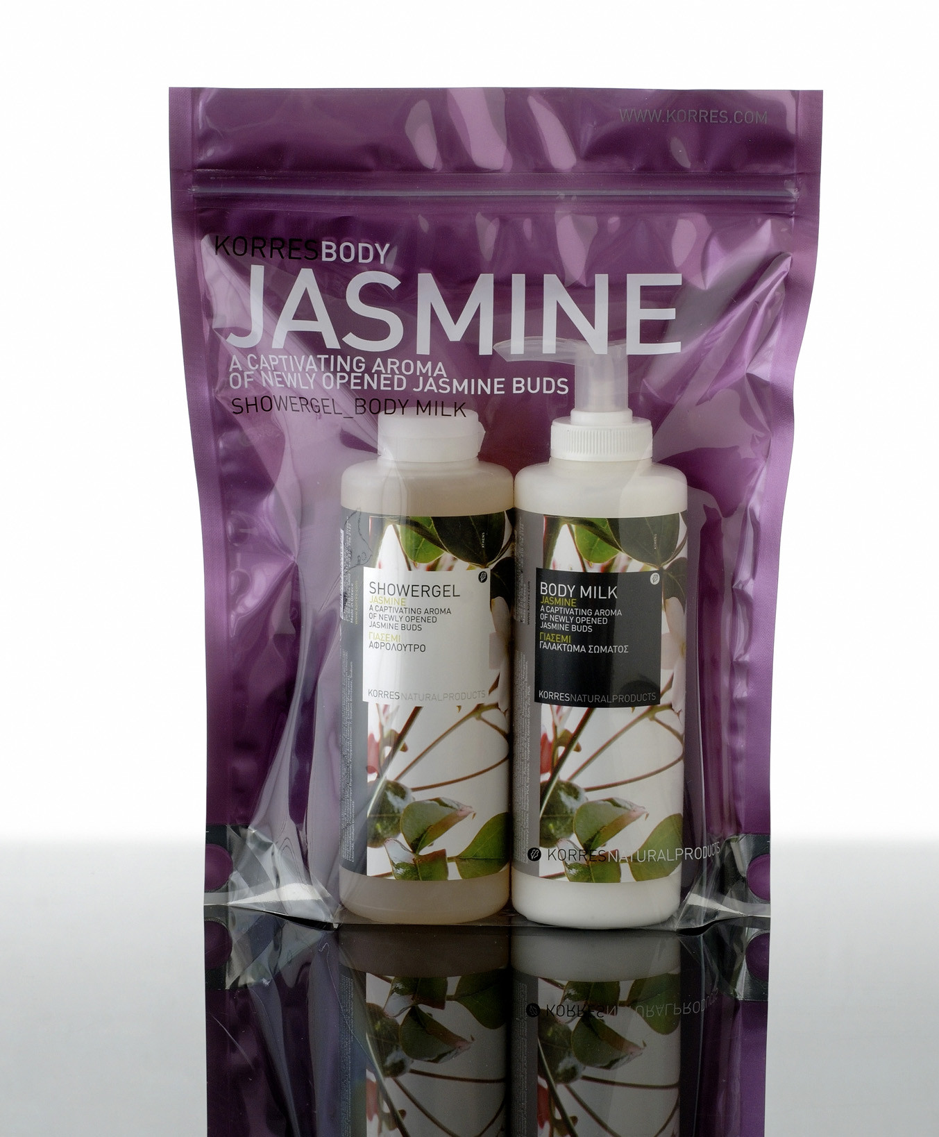 comestic Verpackentasche Plastik mit Reißverschluss