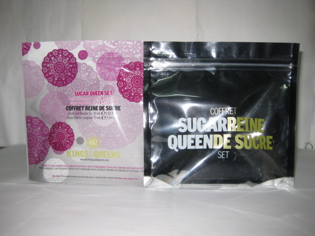 CMYK, Pantone 90 - kosmetische Verpackentasche 120micron mit HAUSTIER/AL/PET