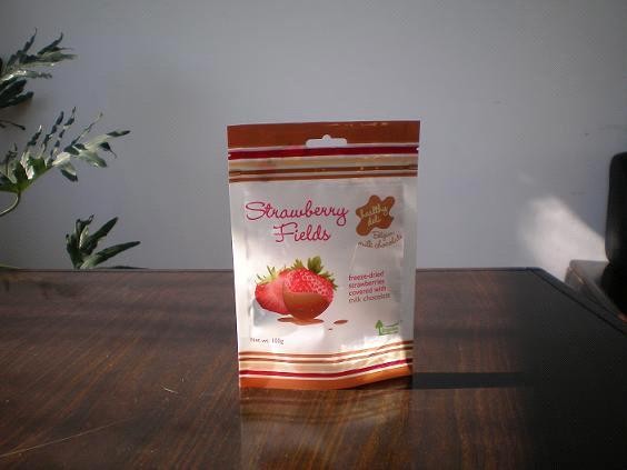 HAUSTIER 130mic/AL/NY/PET stehen oben untere Keil-Taschen mit der gedruckten Gravüren-Falle