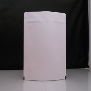 Korn/Kaffee, der kundengebundenes Papiertüte-wiederversiegelbares Weiß verpackt