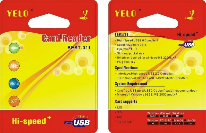 Kundenspezifische Blisterpackung des Logo-freien Raumes, die für Kartenleser-Paket verpackt