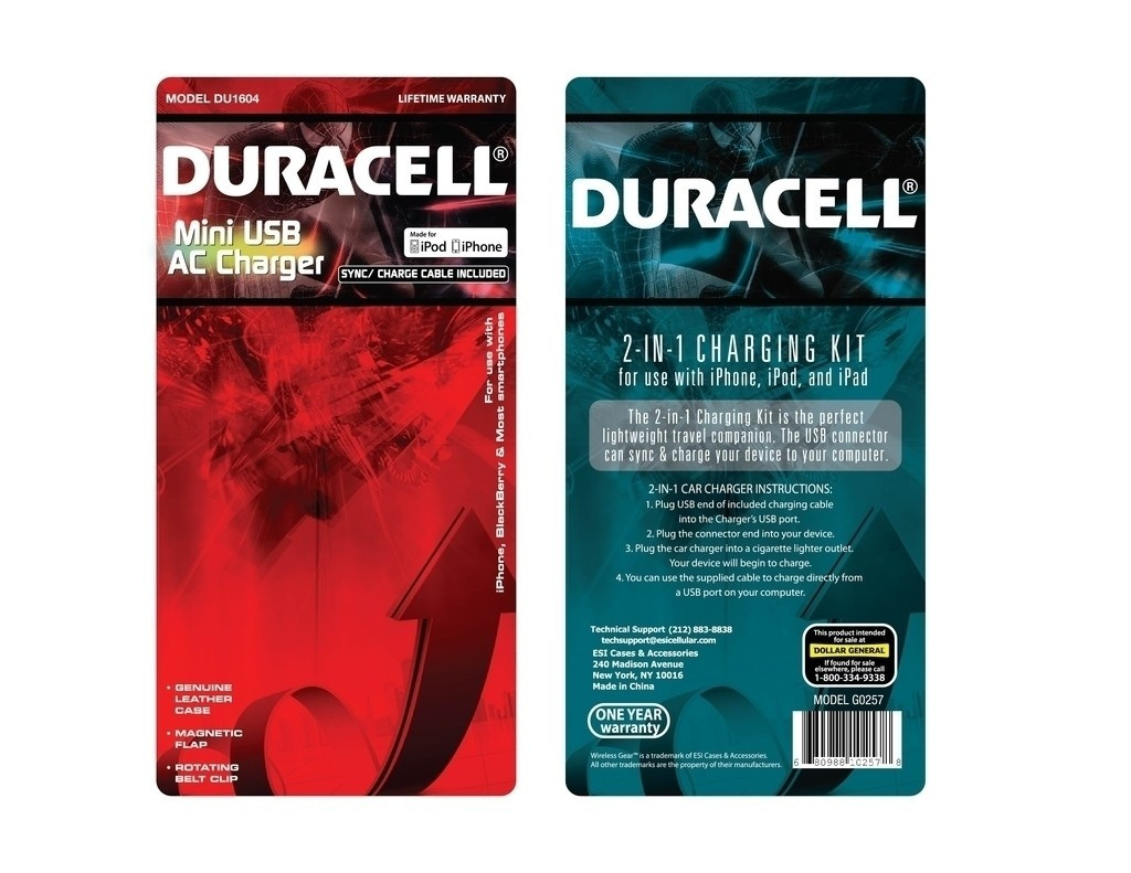 Umweltfreundliche rote Blasen-Karten-Verpackung für USB-Ladegerät, das mit Logo gedruckt verpackt