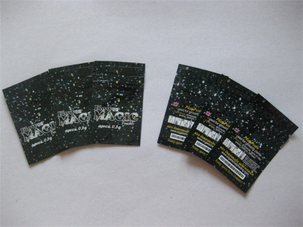 Verpackender Blumen-magischer Kräuterweihrauch, recyclebare Folien-Reißverschluss-Beutel