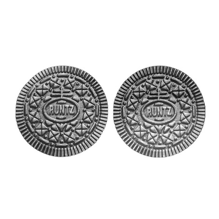 Plätzchen-Runde formen Aluminiumfolie-Taschen Plastik, die wiederversiegelbares essbares 3.5g stempelschnitt