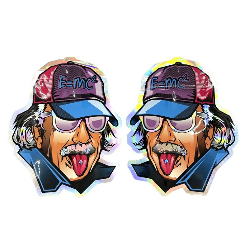 Leichte Berührung Plastik vereiteln Mini Pouches Die Cut Round, der mit Reißverschluss geformt wird