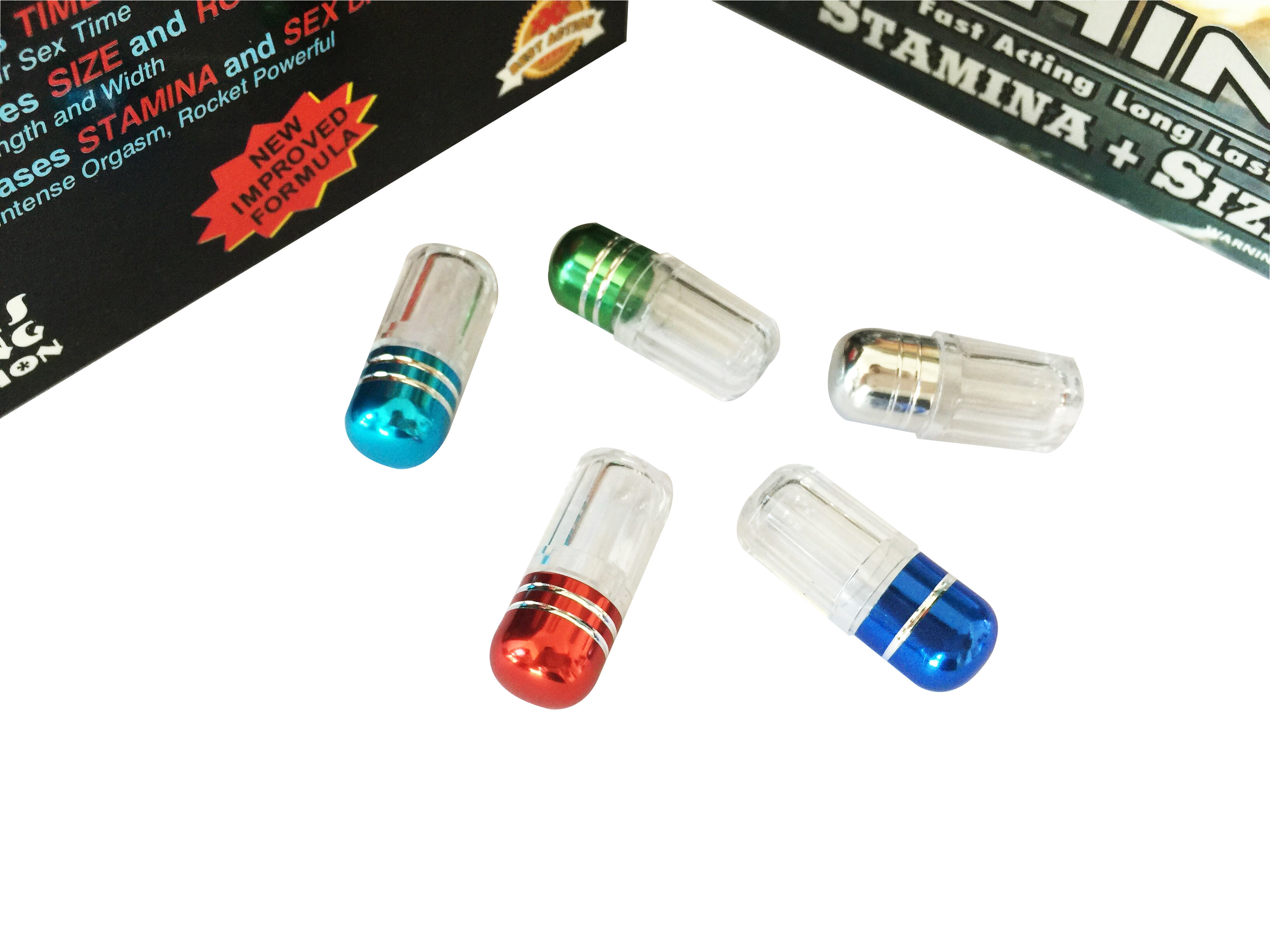 Rotes Nashorn 69 Penisvergrößerungs-Kapseln rütteln Kugel-/Sex-Pillen-Plastikmedizin-Flaschen