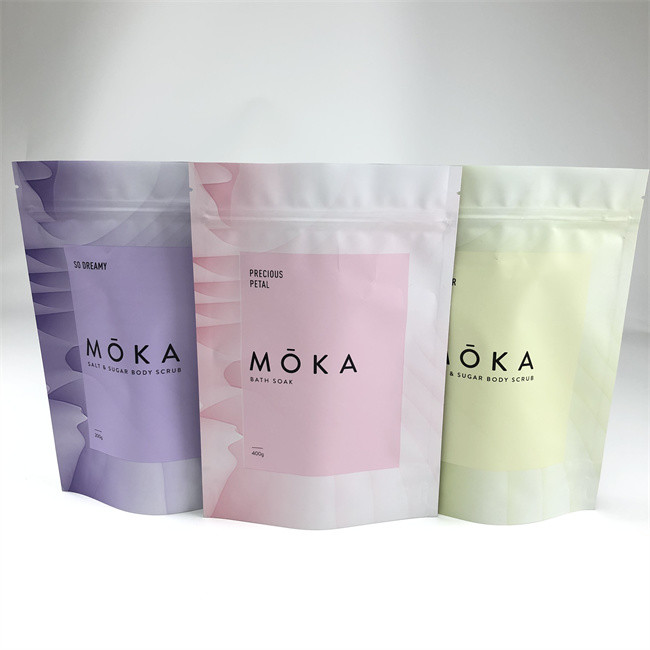 Die Gravüre, die das Plastikbadesalz-Verpacken druckt, sackt wiederversiegelbaren Lech ein