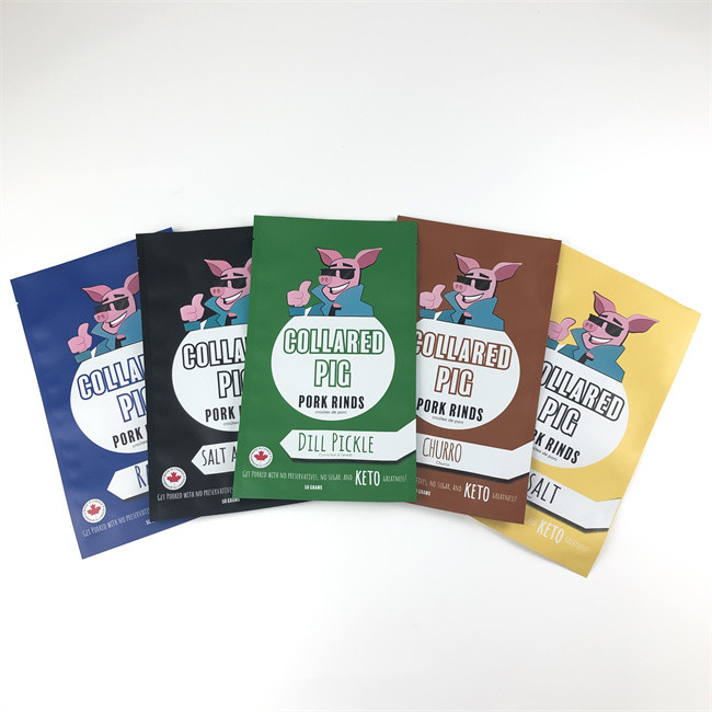 Plastik-Zipverschluß der Seiten- Dichtungs-drei sackt Plastik-wiederversiegelbaren Geruch-Beweis ein