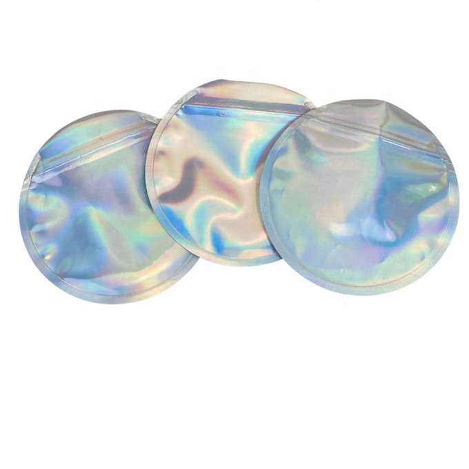 gestempelschnittene essbare Folien-Plastiktaschen der Süßigkeits-3.5g, die ganz eigenhändig geschriebes runde Form-Kissen verpacken