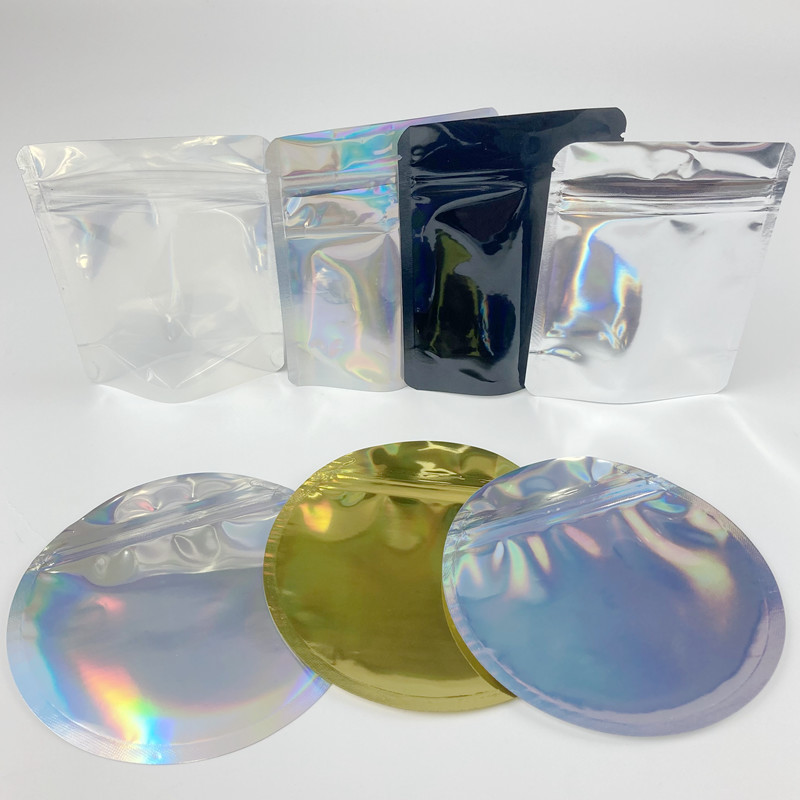 4 x 6 Plastik die kundenspezifische Form stehen oben Beutel mit kindersicherem Reißverschluss