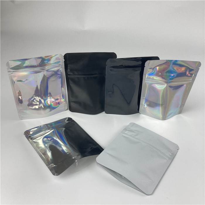 Aluminiumfolie Matte Hologram Stand Up Bags sehen, dass durch Tasche für Werkzeuge bilden