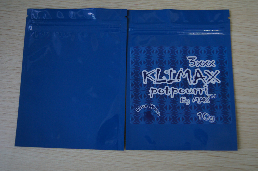 Plastikkräuterblaue Welle 3xxx KLIMAX Porpourri der weihrauch-Taschen-10g