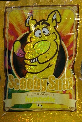 Glattes Kräuterhologramm-Gelb-Trockenblumengesteck der weihrauch-Taschen-10g Scooby Snax