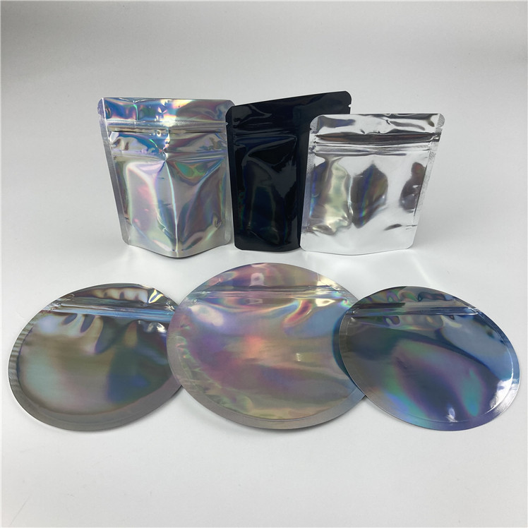 Plastikrunden-Stand herauf Reißverschluss-Beutel Runtz Edibles stempelschnitt geformte Plastik-Tasche 3.5g