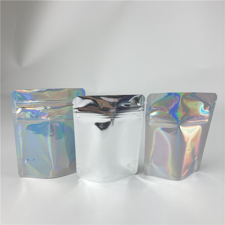 Gewohnheits-Stand herauf den Reißverschluss-Plätzchen-Folien-Beutel, der Plastik verpackt, sackt 3.5g 7g 14g ein
