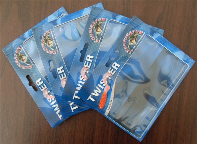 Glatte Druckimbiss-Tasche, die lamelliertes transparentes Fenster verpackt