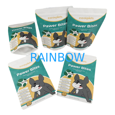 Großhandel Großhandel kundenspezifischer Stand-up wiederverschließbarer Mylar-Taschen Digitaldruck Kraftpapierbeutel für Haustiere Hunde-Katzenfutter