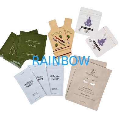 Kosmetische Lotion Shampoo Hautpflege Probebebeutel Verpackung Mini-Probebebeutel Kunststoffverpackung Creme Maske Blatt Probebebeutel