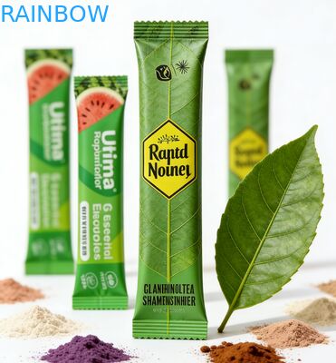 Benutzerdefinierte 1 g 3 g 5 g Milchtee-Pulver-Kollagenpulver-Beutel Heißsiegelbarer, recycelbarer PET-Aluminiumfolien-laminierter Lebensmittelbeutel mit Reißverschluss