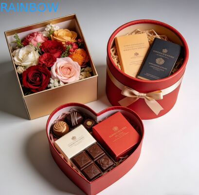 Maßgeschneiderte umweltfreundliche Klappbox mit Dicke von 350 g Karton für Schmuck Kleidung Schuhen Uhren