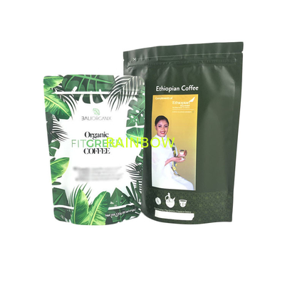 Nahrungsmittelgrad-Verpackenteebeutel-Aluminiumfolie-Geruch-Beweis Doypack-Kaffeebohne-Winkel- des Leistungshebelsbeutel
